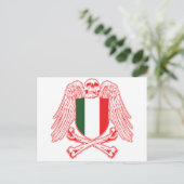 Italië Krossbones Briefkaart (Staand voorkant)