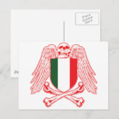 Italië Krossbones Briefkaart (Voorkant / Achterkant)