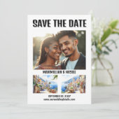 Italië kust foto save the date bestemming amalfi (Staand voorkant)