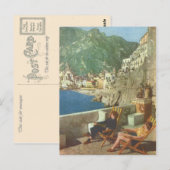  Italië, kust van Amalfi, jaren dertig Briefkaart (Voorkant / Achterkant)