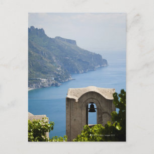Italië, kust van Amalfi, Ravello, bleektoren met Briefkaart