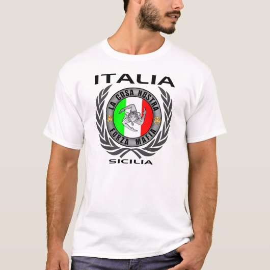 ITALIË - La Cosa Nostra (SICILIA) T-shirt (Voorkant)