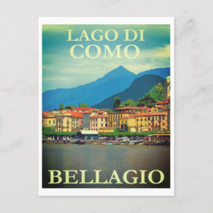  Italië Lago di Como Bellagio Reis Briefkaart