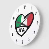 Italië Landcode ITA Vlaggenhart Grote Klok (Hoek)