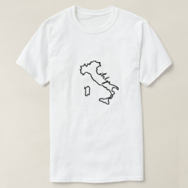 Italië Landenoverzicht met Italiaanse Script Moder T-shirt