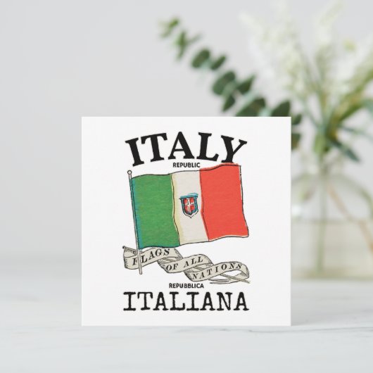 Italië Landenvlag (Staand voorkant)