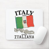 Italië Landenvlag Muismat (Met muis)