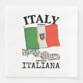  Italië Landenvlag Servet (Voorkant)
