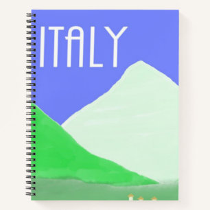 italië landschapsschilderkunst notitieboek