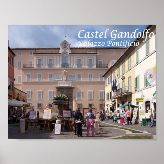 Italië - Lazio - Castel Gandolfo - Papal - Papal - Poster (Voorkant)