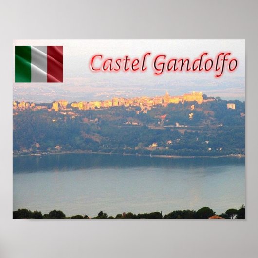 Italië - Lazio - Castel Gandolfo - Poster (Voorkant)