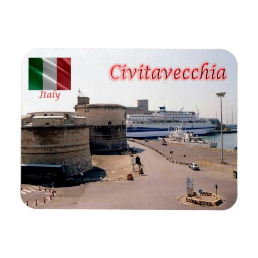 Italië - Lazio - Civitavecchia - Magneet (Horizontaal)