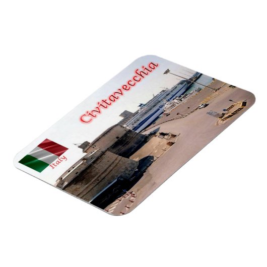Italië - Lazio - Civitavecchia - Magneet (Linkerzijde)