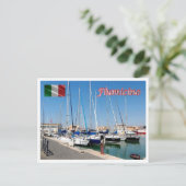 Italië - Lazio - Fiumicino - Harbour - Briefkaart (Staand voorkant)