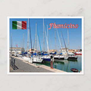 Italië - Lazio - Fiumicino - Harbour - Briefkaart