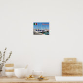 Italië - Lazio - Fiumicino - Harbour - Poster (Keuken)