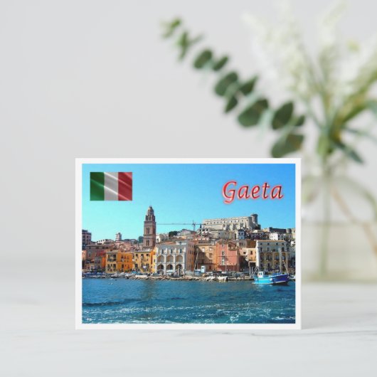 Italië - Lazio - Gaeta Medioevale - Zee Uitzicht - Briefkaart (Staand voorkant)
