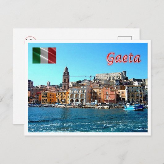 Italië - Lazio - Gaeta Medioevale - Zee Uitzicht - Briefkaart (Voorkant / Achterkant)