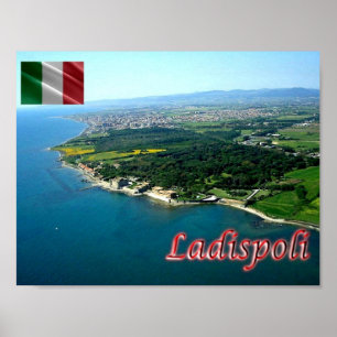 Italië - Lazio - Ladispoli - Poster