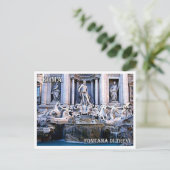 Italië - Lazio - Rome - Bountain Trevi Briefkaart (Staand voorkant)