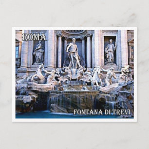 Italië - Lazio - Rome - Bountain Trevi Briefkaart