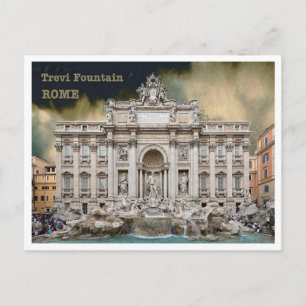 Italië - Lazio - Rome - Bountain Trevi Briefkaart