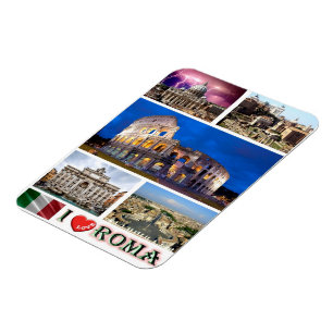 Italië - Lazio - Rome - I Love - Magneet