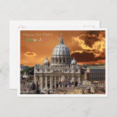 Italië - Lazio - Rome - Saint Peter - Basilica - Briefkaart (Voorkant / Achterkant)