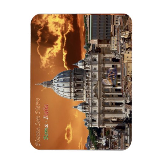 Italië - Lazio - Rome - Saint Peter - Basilica - Magneet (Verticaal)