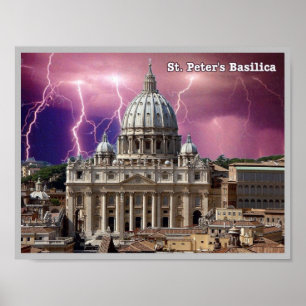 Italië - Lazio - Rome - St. Peter's Basilica - Poster