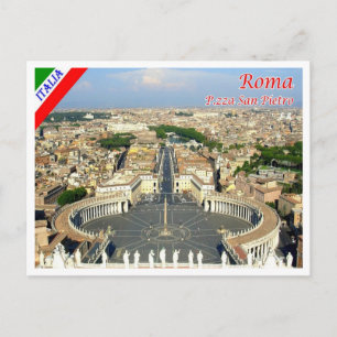 Italië - Lazio - Rome - St. Peter's Square - Briefkaart