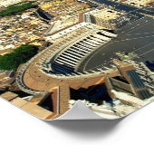 Italië - Lazio - Rome - St. Peter's Square - Poster (Hoek)