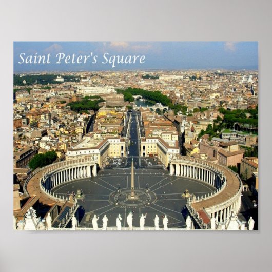 Italië - Lazio - Rome - St. Peter's Square - Poster (Voorkant)