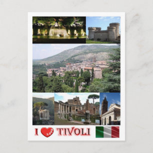 Italië - Lazio - Tivoli - I Love - Briefkaart