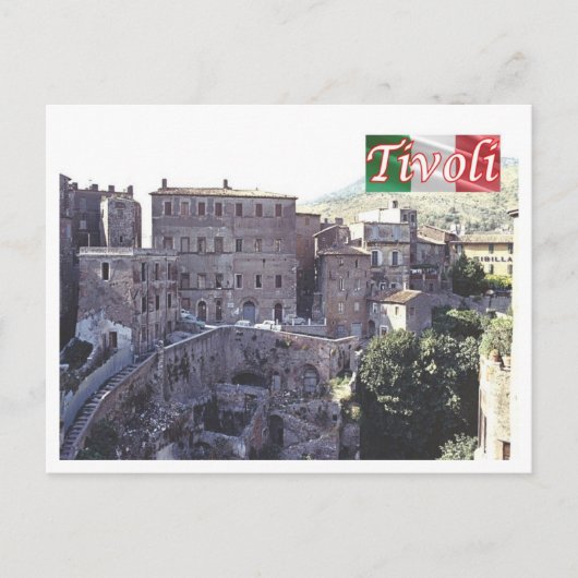 Italië - Lazio - Tivoli - Oude stad - Briefkaart (Voorkant)