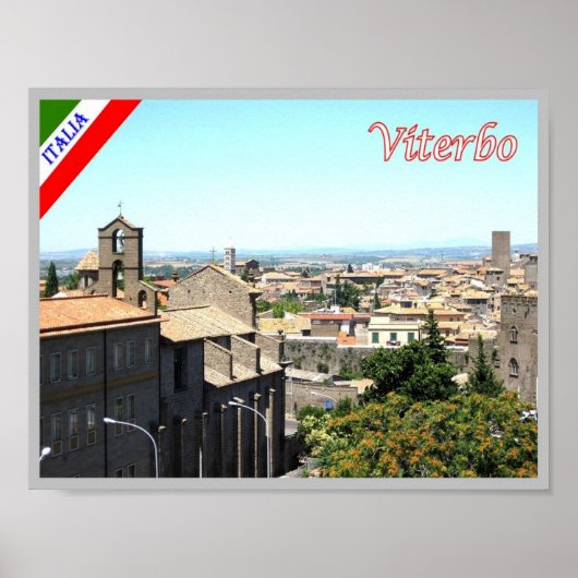 Italië - Lazio - Viterbo - Poster (Voorkant)