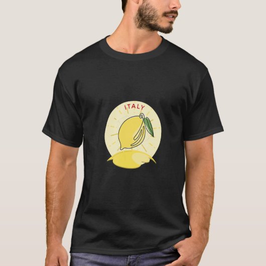 Italië Lemons Lemon T-shirt (Voorkant)