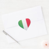 Italië liefde vlag trots hart sticker (Envelop)