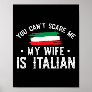Italië Liefhebber Je kunt me mijn vrouw niet E is  Poster