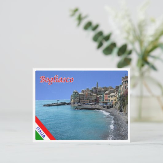Italië - Liguria - Bogliasco - Briefkaart (Staand voorkant)