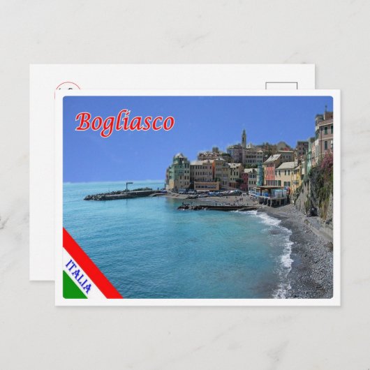 Italië - Liguria - Bogliasco - Briefkaart (Voorkant / Achterkant)