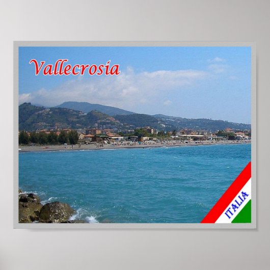 Italië - Liguria - Vallecrosia - Poster (Voorkant)