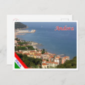 Italië - Ligurië - Andorra - Briefkaart (Voorkant / Achterkant)
