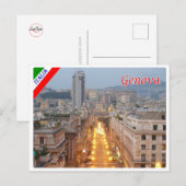 Italië - Ligurië - Genua - Brigata Liguria - Briefkaart (Voorkant / Achterkant)