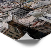 Italië - Ligurië - Genua - centrum - Poster (Hoek)