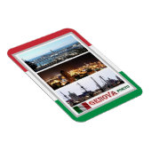 Italië - Ligurië - Genua - Mosaic - Harbour - Magn Magneet (Rechterzijde)