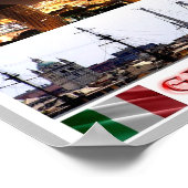 Italië - Ligurië - Genua - Mosaic - Harbour - Poster (Hoek)