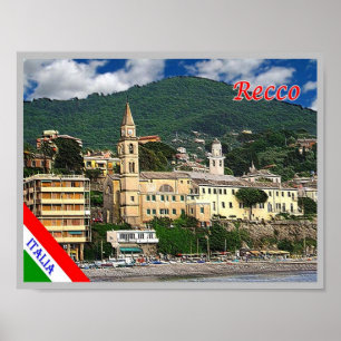 Italië - Ligurië - Recco - Poster