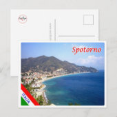 Italië - Ligurië - Spotorno - Briefkaart (Voorkant / Achterkant)