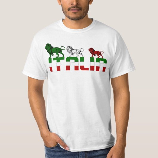 Italië Lion T-shirt (Voorkant)